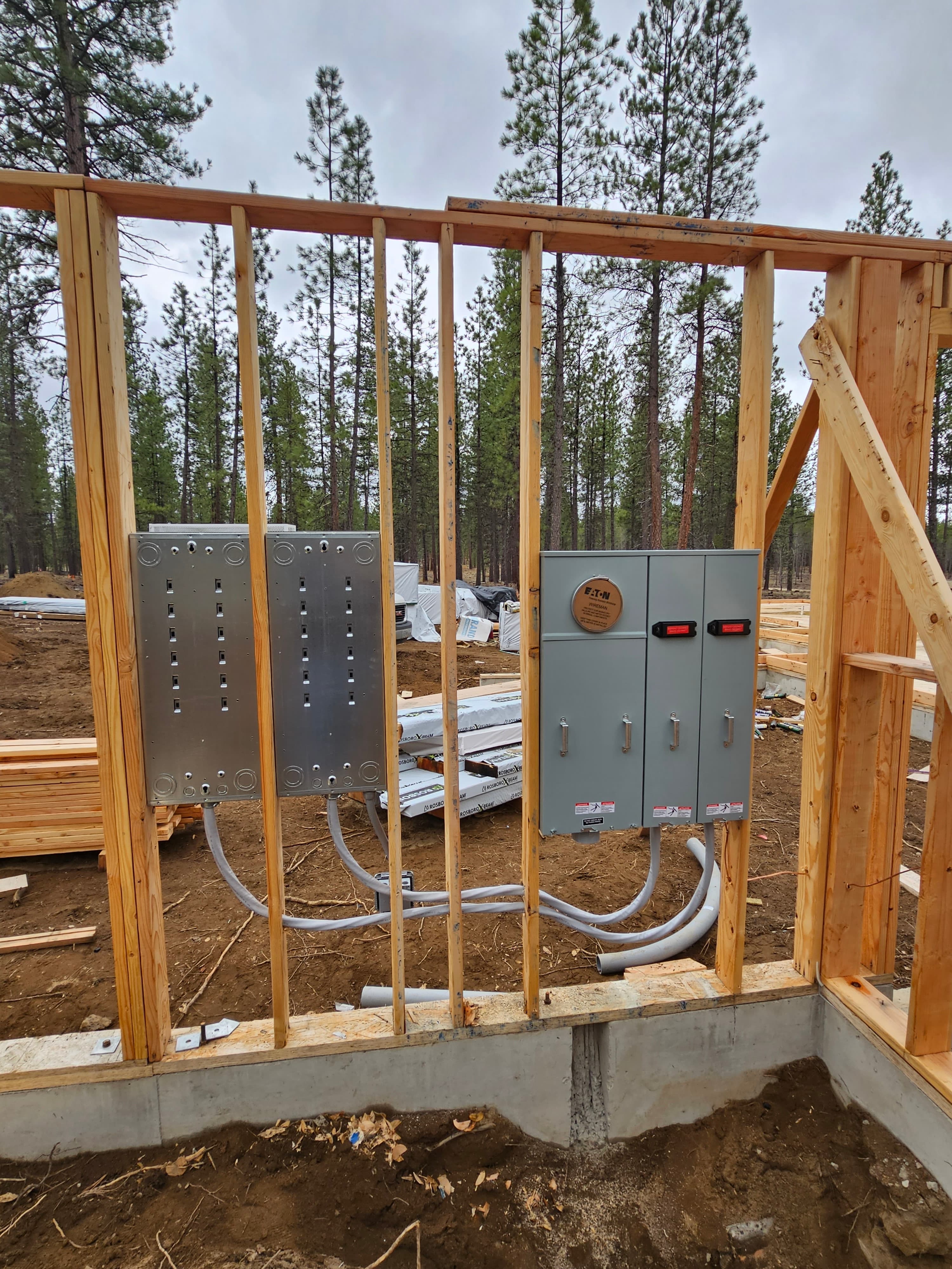 New home electrical service installation — Roseburg, OR